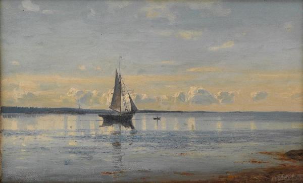Morning In Fredrikstad by Amaldus Clarin Nielsen