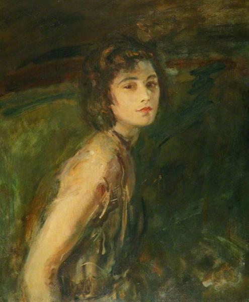Miss Teddy Gerrard by Ambrose Mcevoy Oil Painting Reproductions