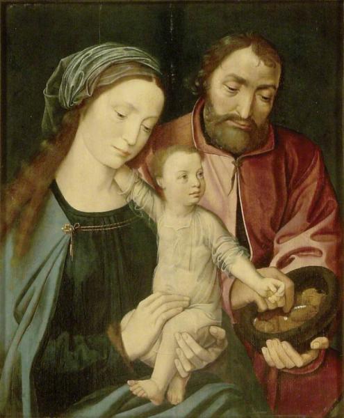 The Holy Family by Ambrosius Benson