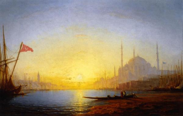 View Of Constantinople by Amédée Rosier