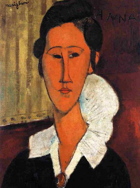 Anna (hanka) Zborowska by Amedeo Modigliani