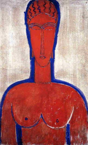 Big Red Buste by Amedeo Modigliani