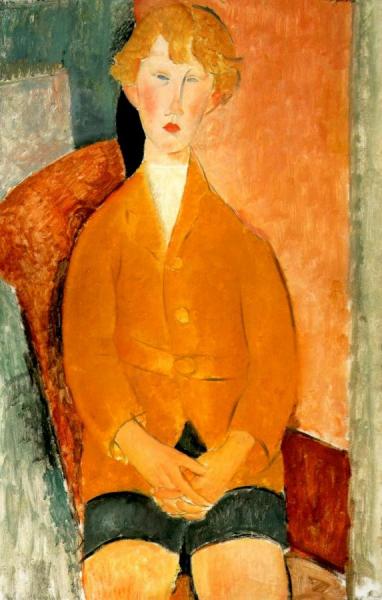 Boy In Short Pants by Amedeo Modigliani
