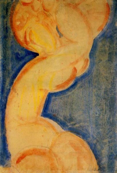 Caryatid by Amedeo Modigliani