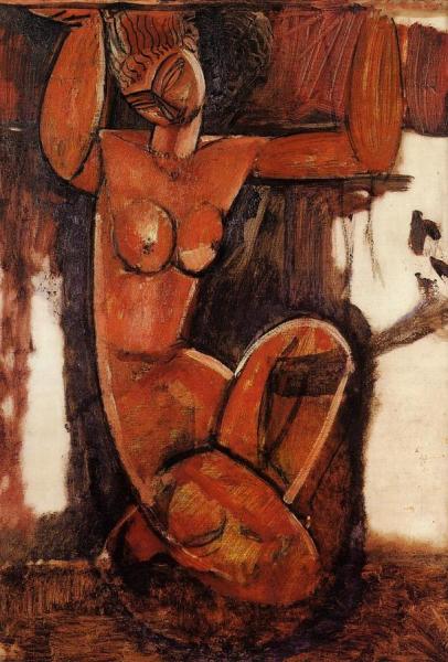 Caryatid by Amedeo Modigliani