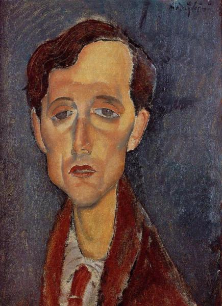 Frans Hellens by Amedeo Modigliani
