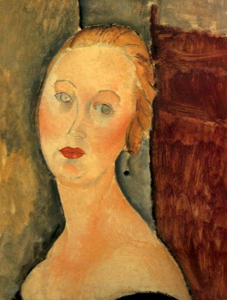 Germaine Survage With Earrings by Amedeo Modigliani