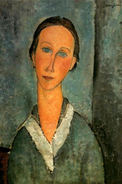 Girl In A Sailor's Blouse by Amedeo Modigliani