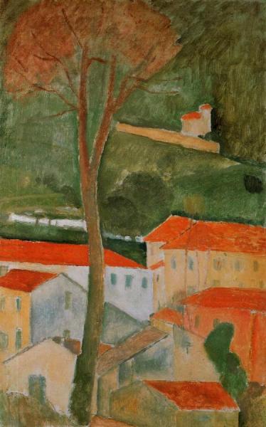 Landscape by Amedeo Modigliani