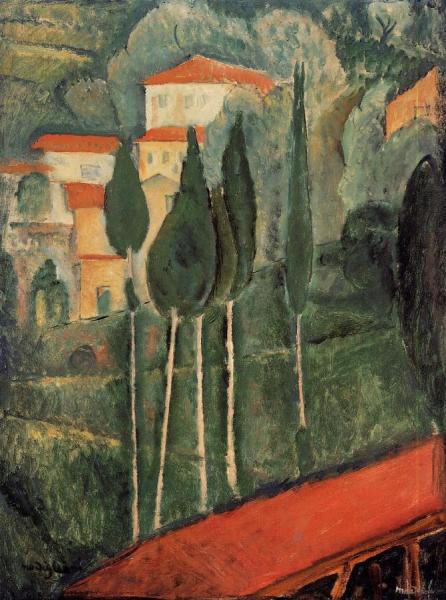Landscape, Southern France by Amedeo Modigliani