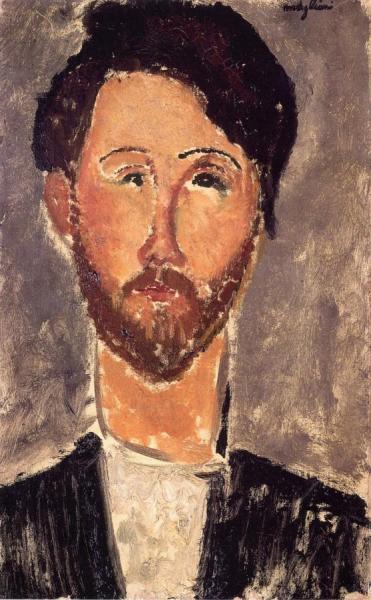Leopold Zborowski by Amedeo Modigliani