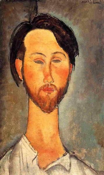 Leopold Zborowski by Amedeo Modigliani