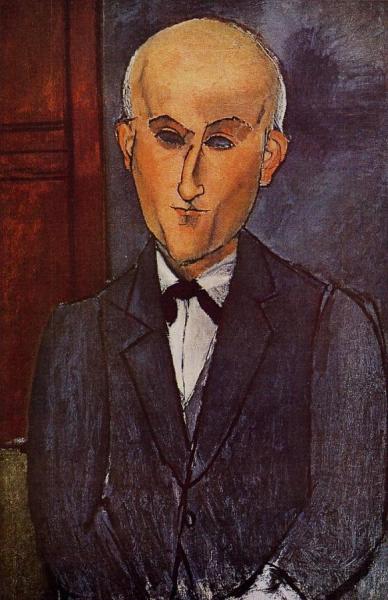 Max Jacob by Amedeo Modigliani