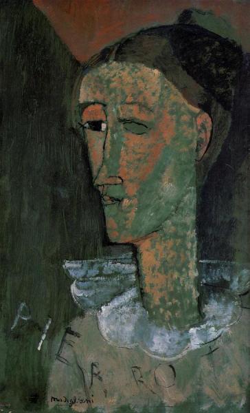 Pierrot by Amedeo Modigliani