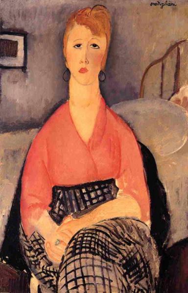 Pink Blouse by Amedeo Modigliani