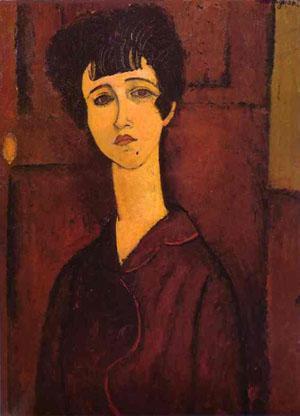 Portrait Of A Girl by Amedeo Modigliani