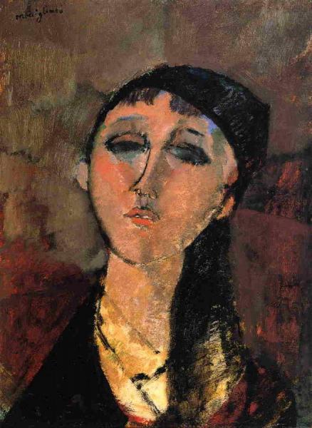 Amedeo Modigliani Portrait Of A Young Girl