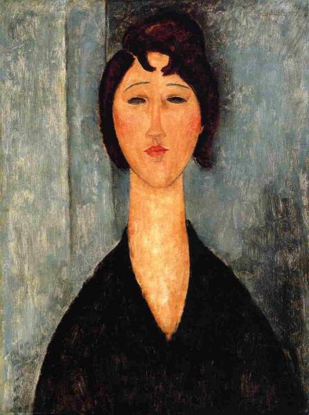 Portrait Of A Young Woman by Amedeo Modigliani