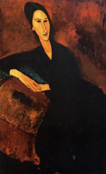 Portrait Of Anna Zborowska by Amedeo Modigliani