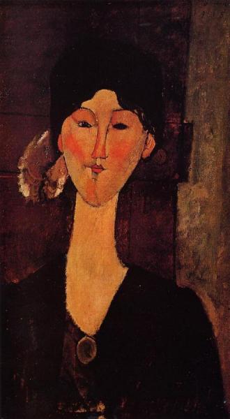 Portrait Of Beatrice Hastings by Amedeo Modigliani