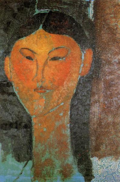Portrait Of Beatrice Hastings by Amedeo Modigliani