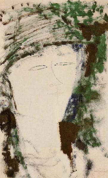 Portrait Of Beatrice Hastings by Amedeo Modigliani