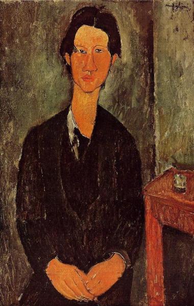 Portrait Of Chaim Soutine by Amedeo Modigliani