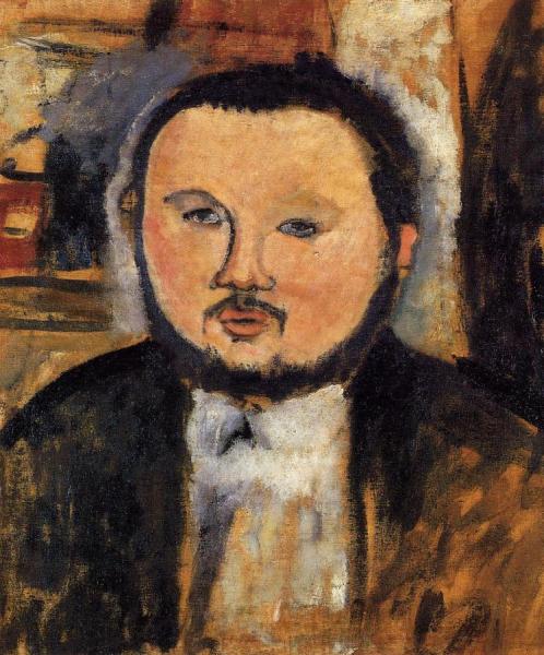 Portrait Of Diego Rivera by Amedeo Modigliani