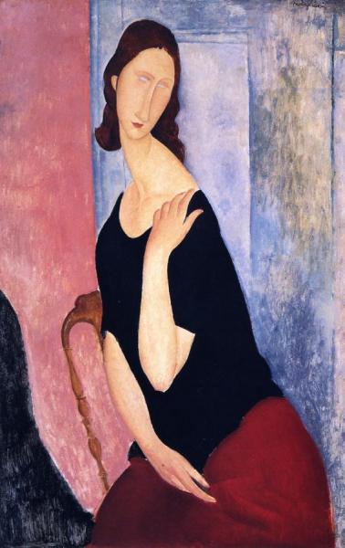 Amedeo Modigliani Portrait Of Jeanne Hebuterne (informal)