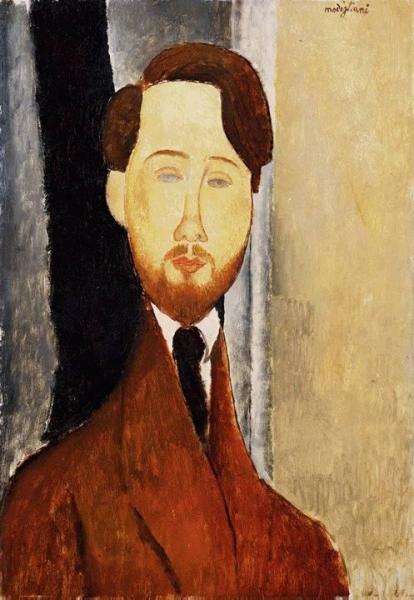 Portrait Of Leopold Zborowski by Amedeo Modigliani