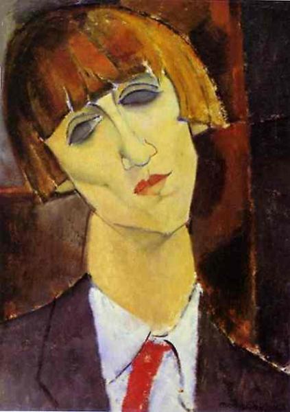 Portrait Of Madame Kisling by Amedeo Modigliani