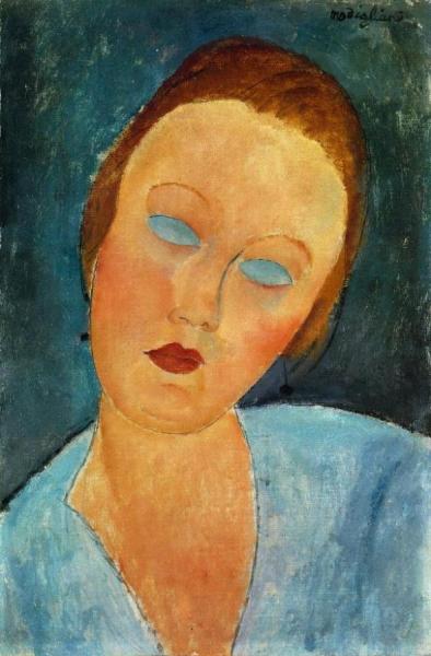 Portrait Of Madame Survage by Amedeo Modigliani