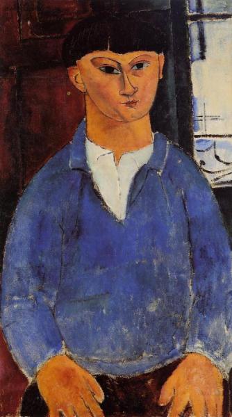 Portrait Of Moise Kisling by Amedeo Modigliani