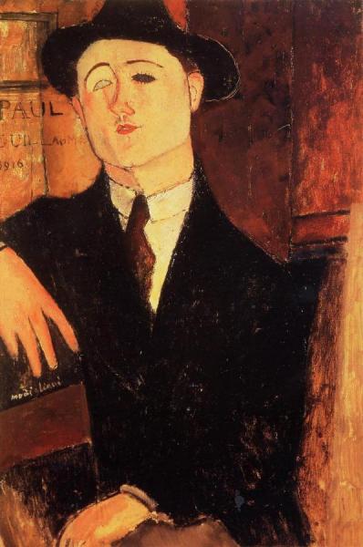 Portrait Of Paul Guillaume by Amedeo Modigliani