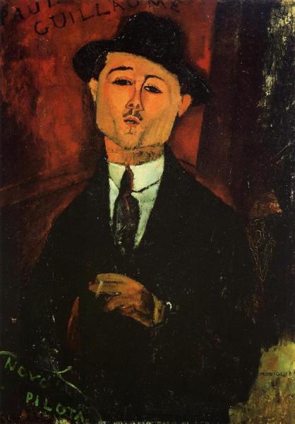 Portrait Of Paul Guillaume - Novo Pilota by Amedeo Modigliani