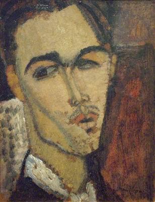 Portrait Of The Painter Celso Lagar by Amedeo Modigliani