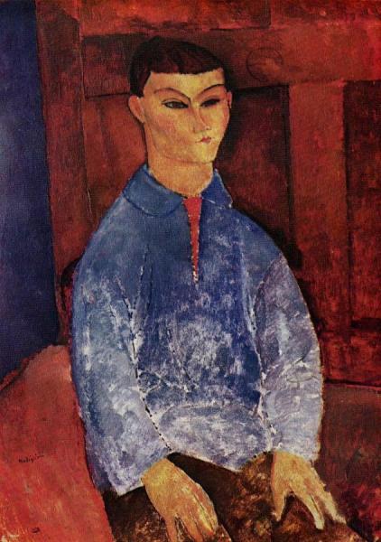 Portrait Of The Painter Moise Kisling by Amedeo Modigliani