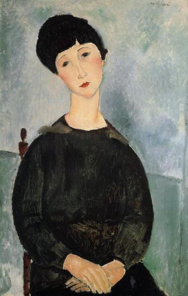 Seated Young Woman by Amedeo Modigliani Oil Painting Reproductions