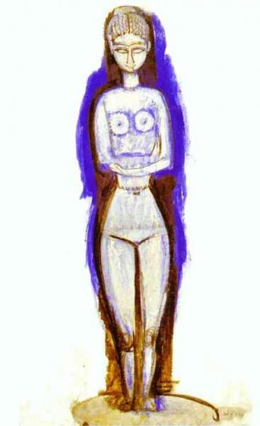 Standing Nude by Amedeo Modigliani