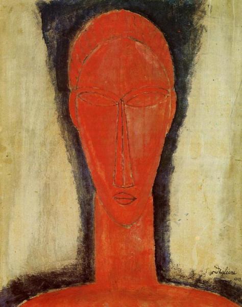 Study Of A Head by Amedeo Modigliani