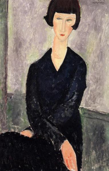 The Black Dress by Amedeo Modigliani