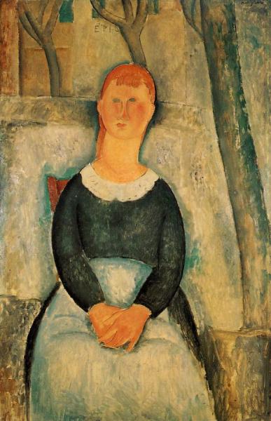 The Pretty Vegetable Vendor by Amedeo Modigliani
