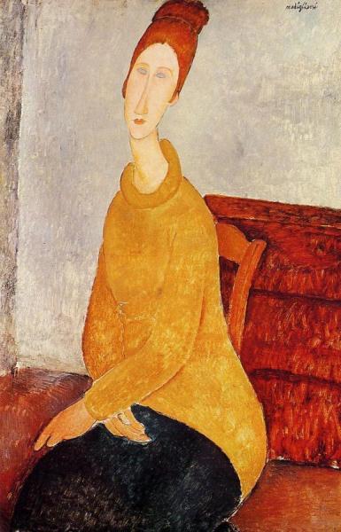 Yellow Sweater by Amedeo Modigliani
