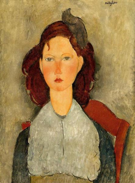 Young Girl Seated by Amedeo Modigliani
