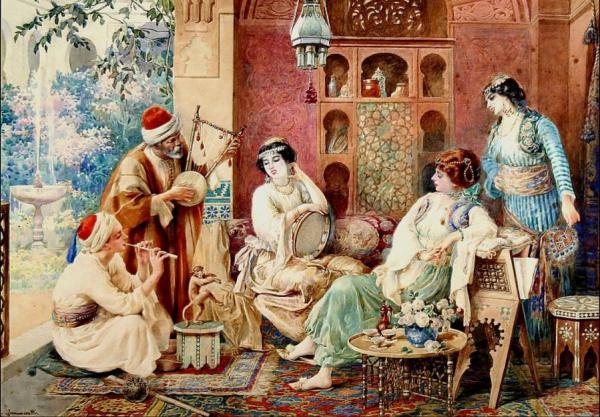 In The Harem by Amedeo Simonetti