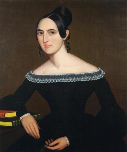 A Portrait Of Jeanette Payne by Ammi Phillips
