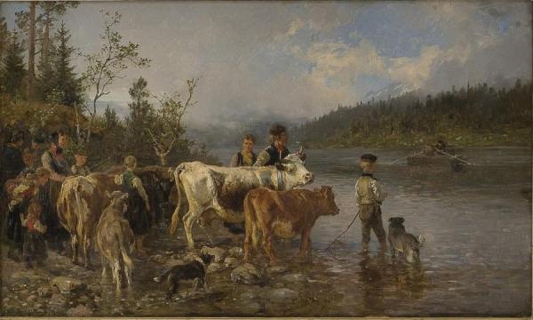Crossing The Stream by Anders Monsen Askevold