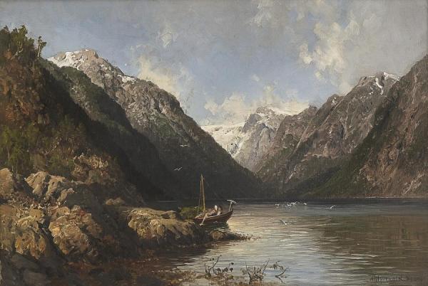Fjorden In Balholm by Anders Monsen Askevold