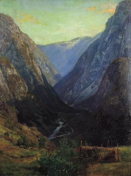 Stalheim by Anders Monsen Askevold Oil Painting Reproductions