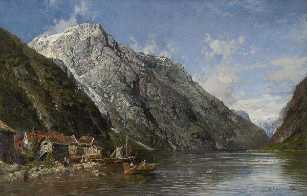 Valley In Nærøfjorden by Anders Monsen Askevold